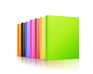 stock of colorated book