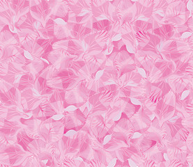 Fototapeta premium Seamless pattern, petals of flowers