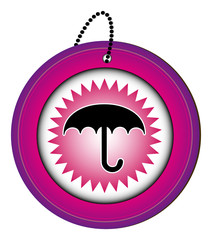 bouton picto icône symbôle web internet blog site parapluie