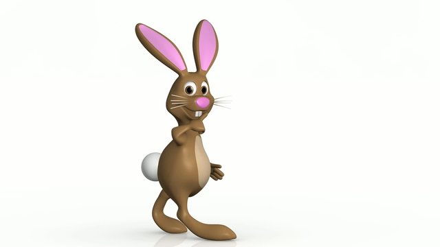 sneaking bunny