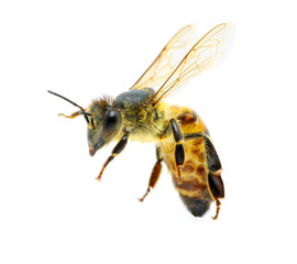 Bee in flying