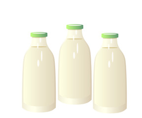 Bouteilles de lait