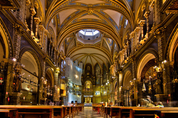 Basilica at the Montserrat Monastery