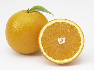 Orange and a half slice di-cut.