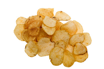 chips on white