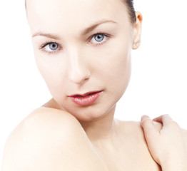 Fototapeta premium Attractive woman close up portrait