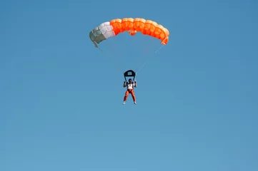 Deurstickers Parachutist 2 © Vladimir Smirnov