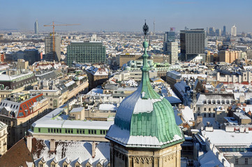 Fototapeta premium wien von oben