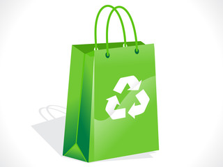 abstract recycle bag