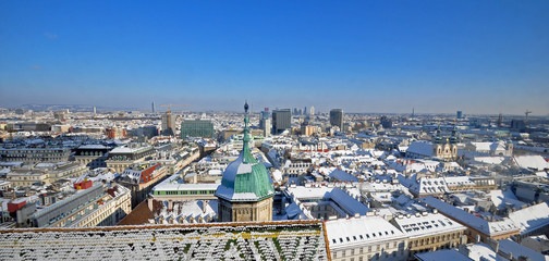 Obraz premium blick über wien