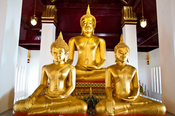 Buddha images in Phitsanulok,Thailand