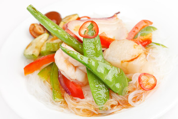 octopus with vegetables