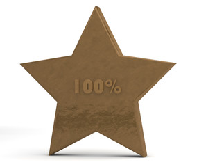 Gold star 100