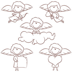 Cute cupid set