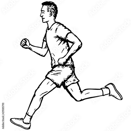 man running coloring pages - photo #16