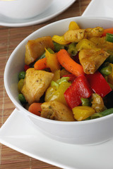 Chicken with vegetables