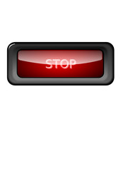 Stop Button Red