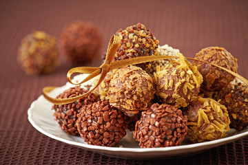 chocolate truffles