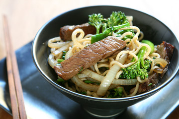 Broccoli and Beef Noodles
