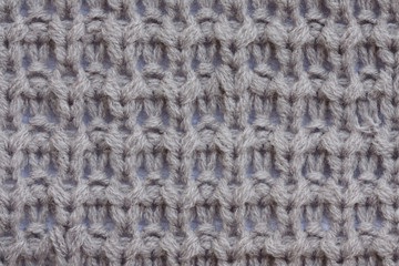 Pattern of  knit  texture, crochet background