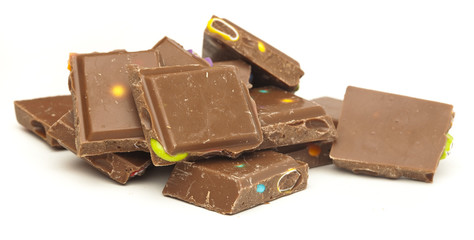 chocolate pieces