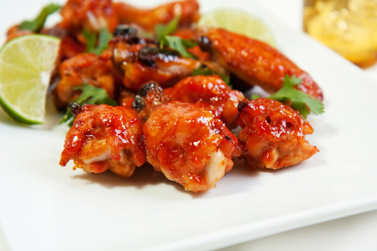 Asian Barbecued Chicken Wings
