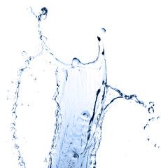water splash isolated on a white background