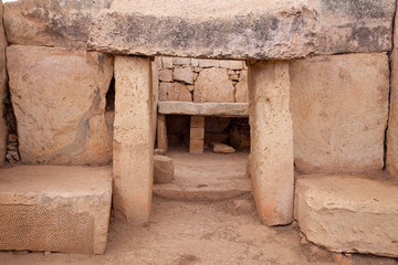 Mnajdra neolithic temples. Malta