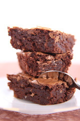 brownie au chocolat