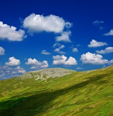 green mountain landscape