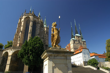Dom und St. Severikirche in Erfurt, Thüringen