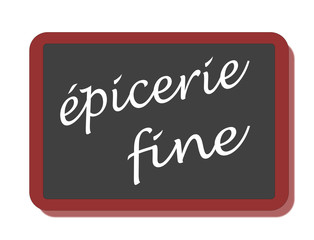 Obraz premium PANNEAU EPICERIE FINE