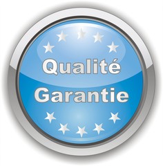 bouton qualité garantie