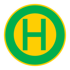 Obraz premium Zeichen 224 Haltestelle