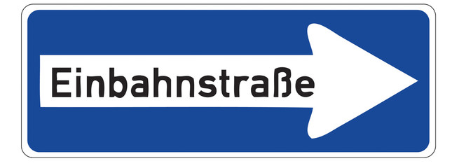 Zeichen 220 Einbahnstraße