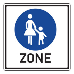 Zeichen 242 Beginn eines Fußgängerbereichs