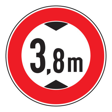 Zeichen 265 Tats&auml;chliche H&ouml;he