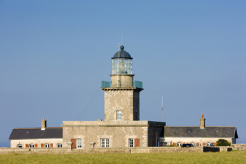 Fototapeta na wymiar lighthouse, Cap de Certeret, Normandy, France