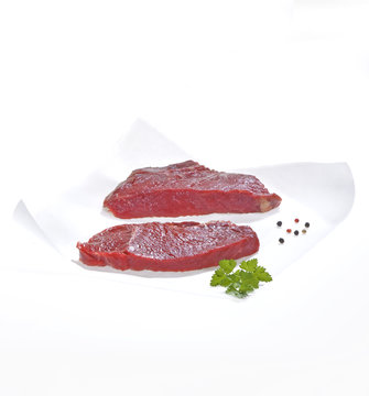 boeuf pav&eacute; rumsteak