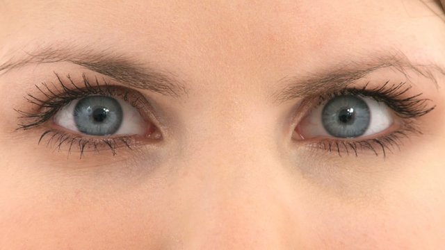 Eyes of a young woman