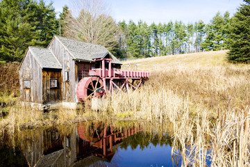 grist mill near Guilhall, Vermont, USA © Richard Semik
