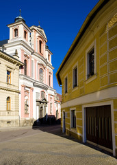 Obraz premium Church of St. Jan Nepomucky, Kutna Hora, Czech Republic