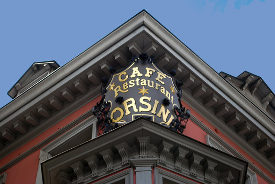 Giebel eines Z&uuml;rcher / Z&uuml;richer Gesch&auml;ftshauses