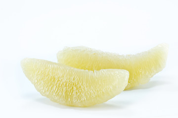 pomelo citrus isolated on white