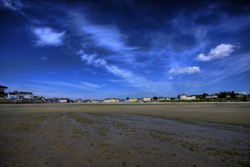 view of coastline in brittany