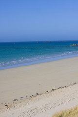 view of coastline in brittany