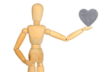 Manichino con cuore