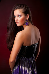 Fototapeta premium beautiful young woman posing