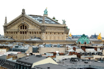 Paris, Opera, Blick von der Dachterasse des Printemps