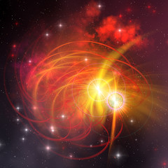 BINARY STAR SYSTEM © Catmando